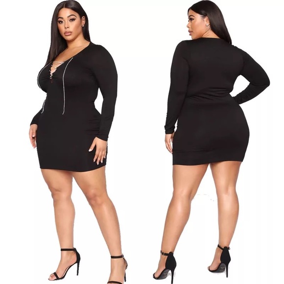 “Chained 2 Perfection” mini dress (New Arrivals) - Picture 4 of 4